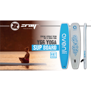 Package Deal - YG6 Avenli Yoga Board + 12v Pump - Zray Paddleboards Australia